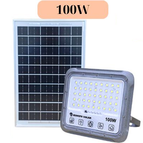 Đèn Pha 100W Năng Lượng Mặt Trời Chống Chói Giá Rẻ